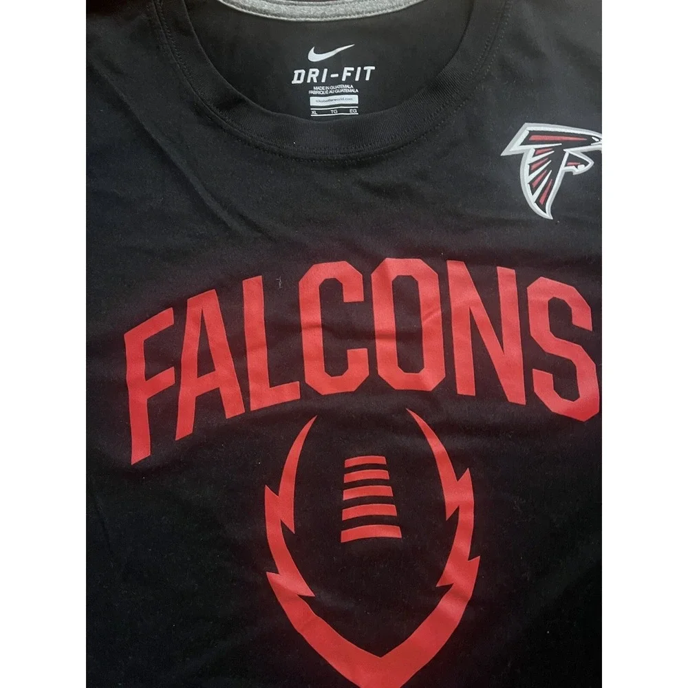 Nike Dri Fit Atlanta‎ Falcons Short Sleeve Tee Mens Size XL